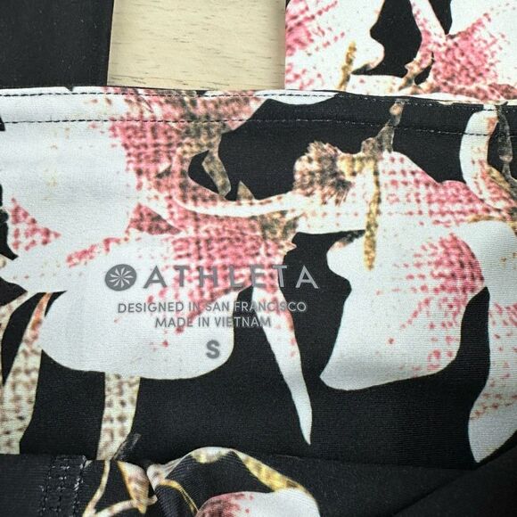 Athleta Salutation Stash Pocket Floral Magnolia Tight - Picture 5 of 8